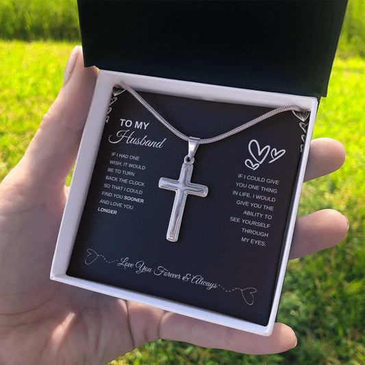 Husband - Cross Necklace | Make him cry with this| Perfect Gift for Husband