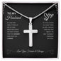 Husband - Cross Necklace | Make him cry with this| Perfect Gift for Husband