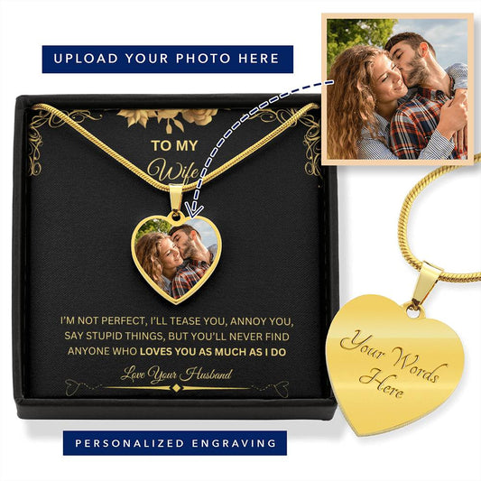 Wife - Heart Buyer Upload gift from Husband| Make her cry with this amazing necklace