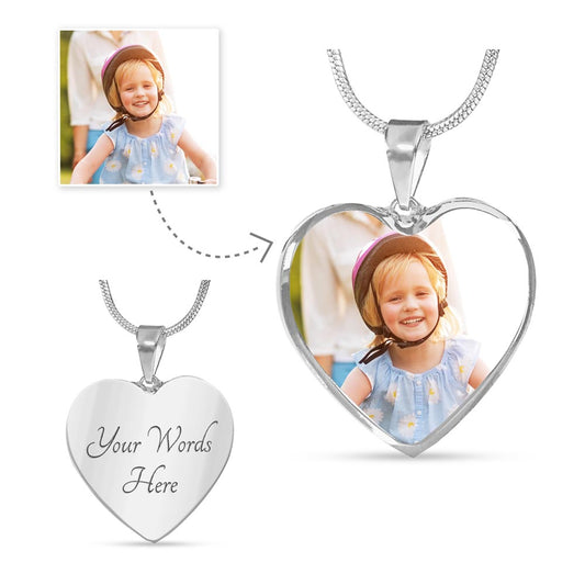 Forever in my heart necklace | Bring in the Picture of you loves one