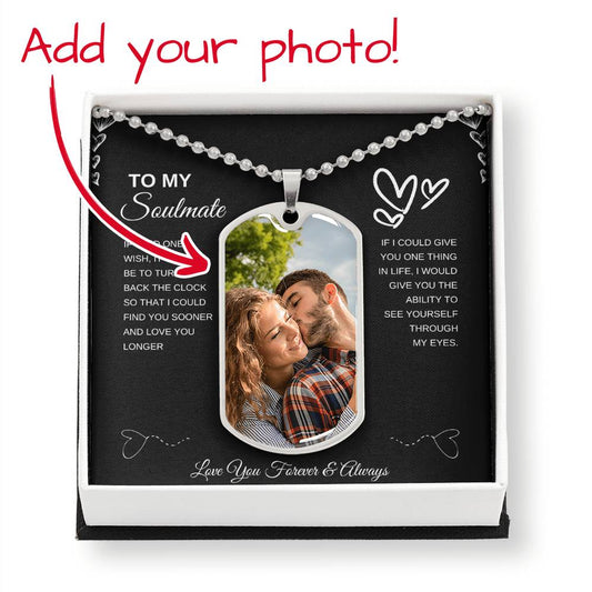 Luxury Dog Tag Necklace Military Chain | Perfect Gift to Soulmate